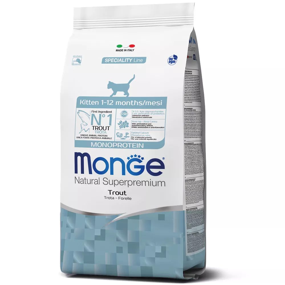 Monge Monoprotein Kitten Форель 