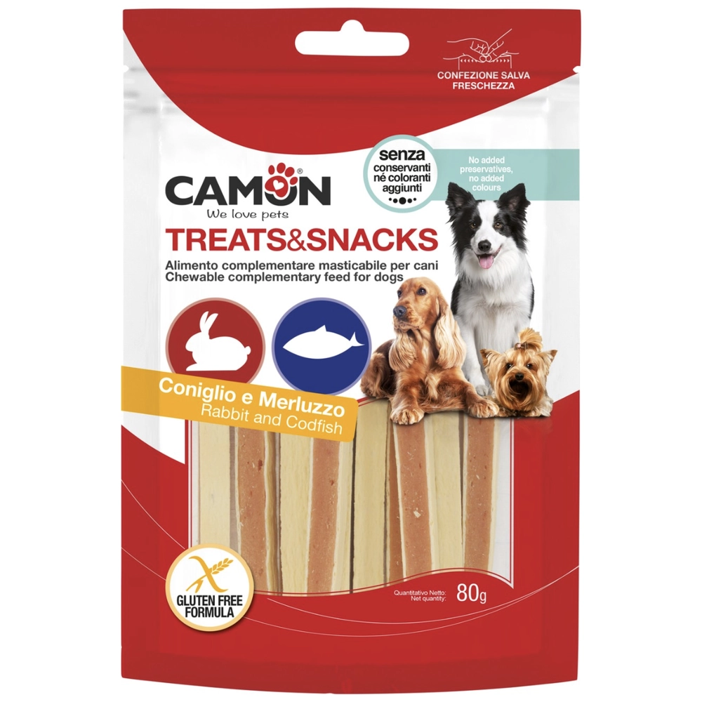Camon Treats & Snacks Rabbit & Codfish Sandwich 