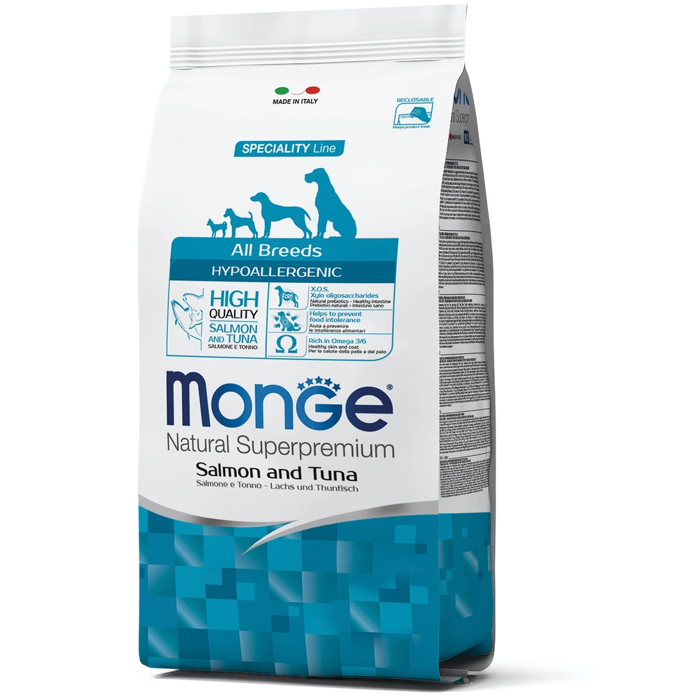 Monge All Breeds Hypoallergenic Лосось з тунцем 