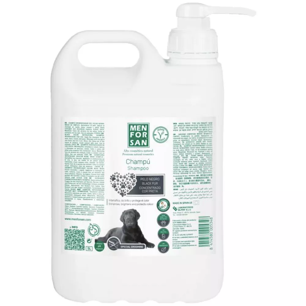Menforsan Black Fur Shampoo  - фото 2