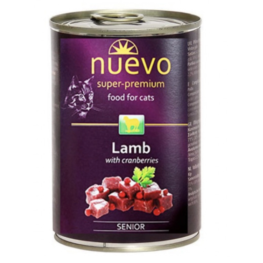 Nuevo Cat Senior Lamb & Cranberries 