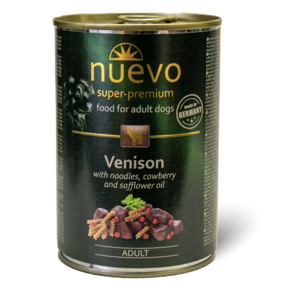Nuevo Dog Adult Venison & Noodles & Cowberry 