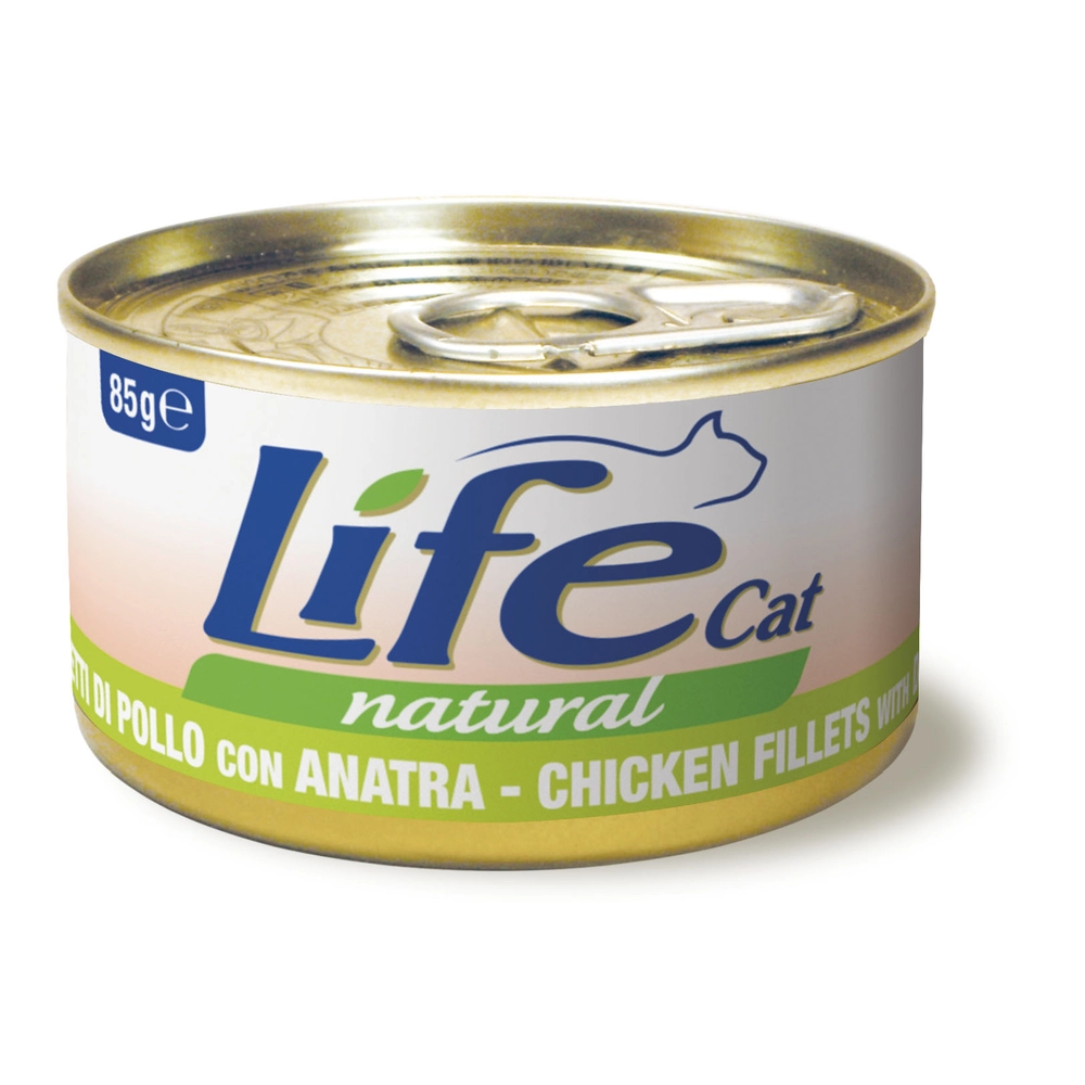 Life Cat Natural Курка з качкою 