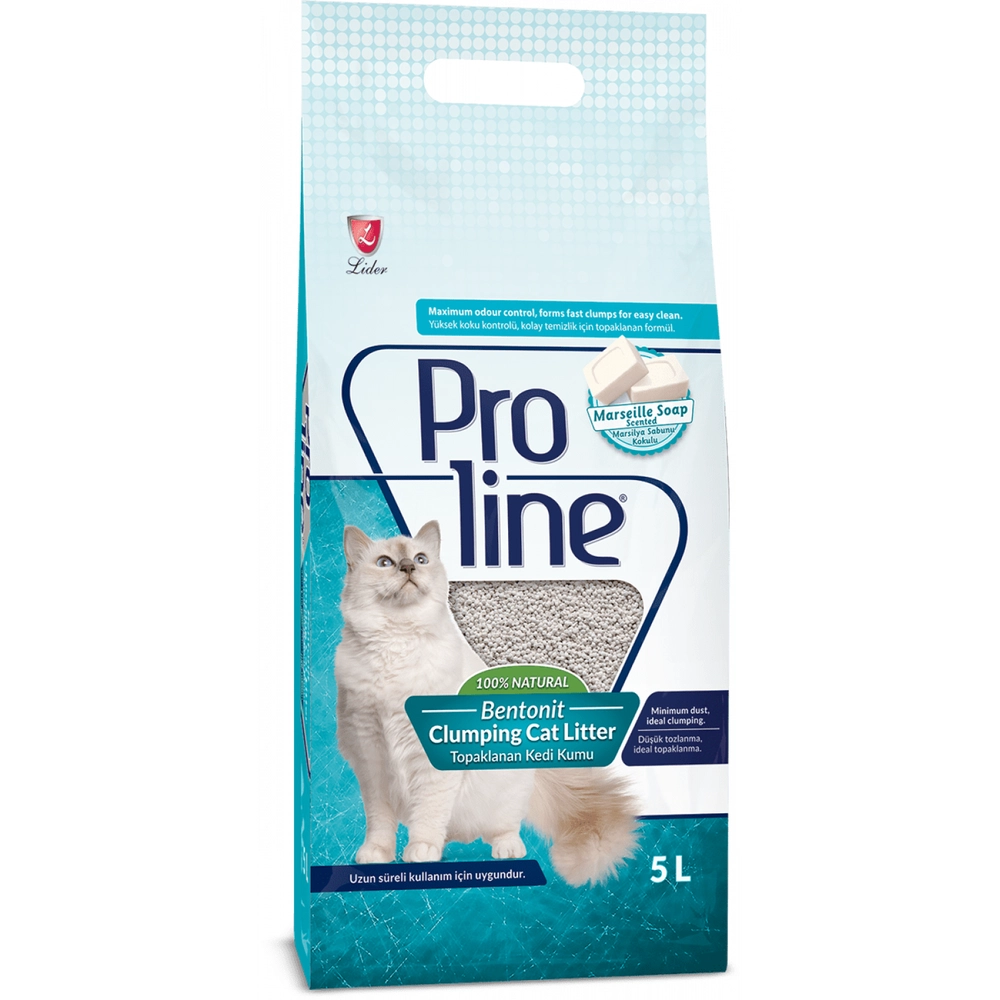 Proline Bentonite Clumping Cat Litter Marseille Soap 