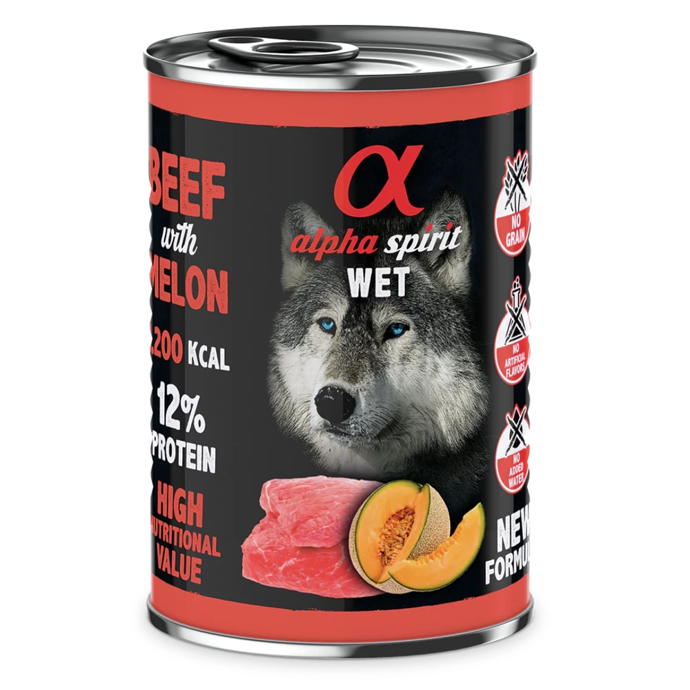 Alpha Spirit WET Beef with Melon 