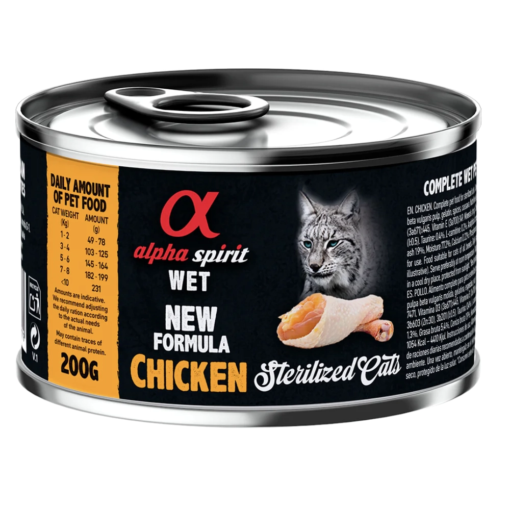 Alpha Spirit Chicken Sterilized Cat  