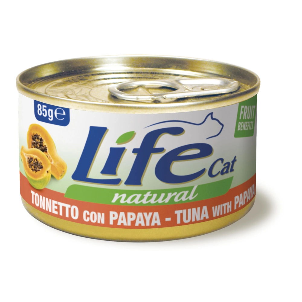 Life Cat Natural Тунець з папаєю 