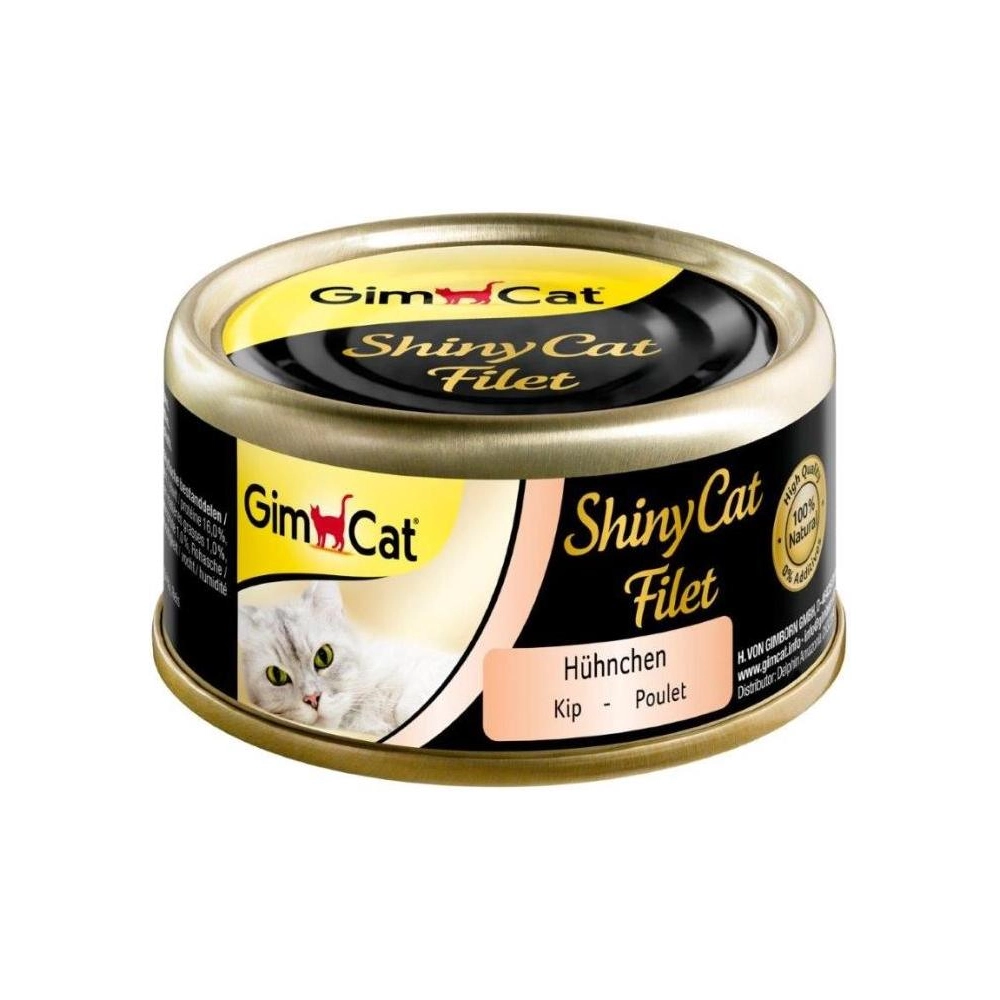 GimCat ShinyCat Filet с курицей 