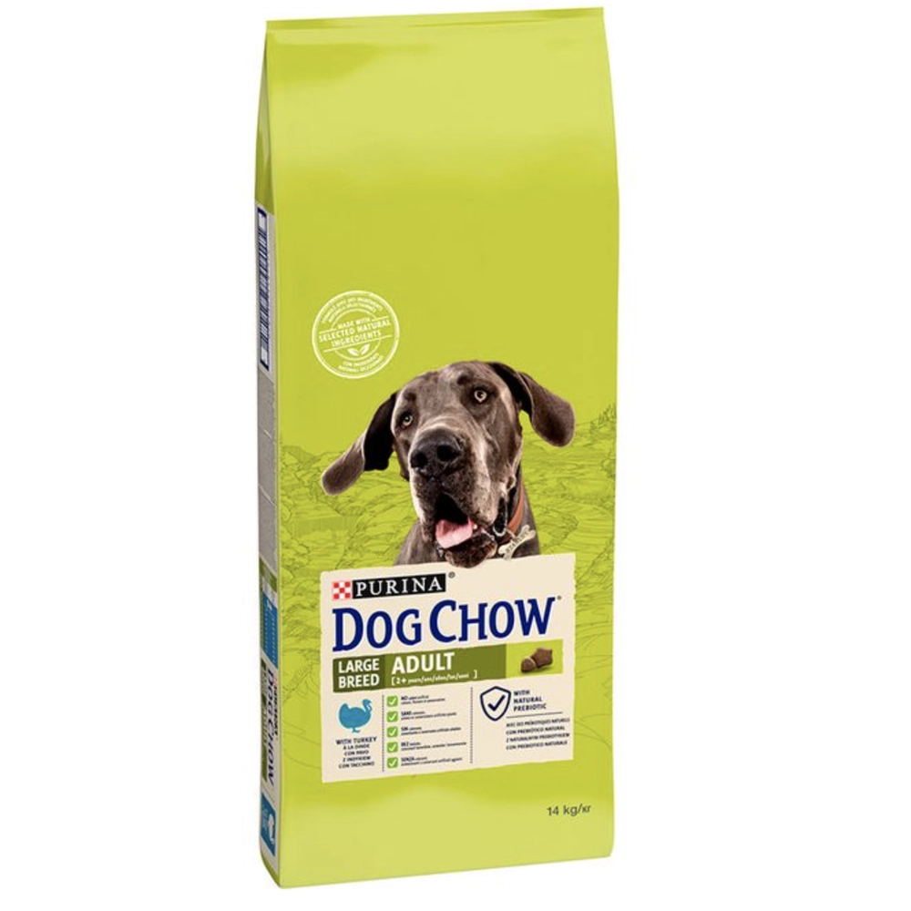 DOG CHOW Adult Large Breed з індичкою 