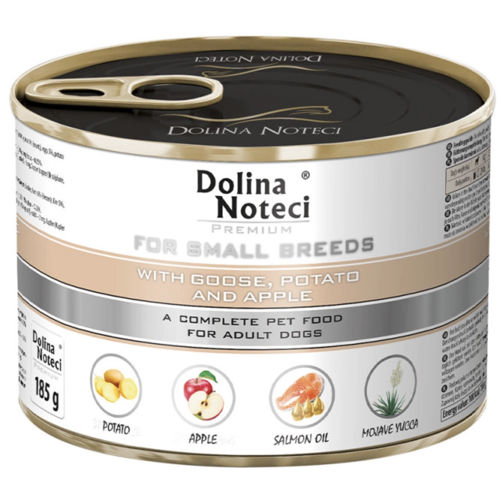 Dolina Noteci Premium Adult Small Breeds Goose & Potato & Apple 
