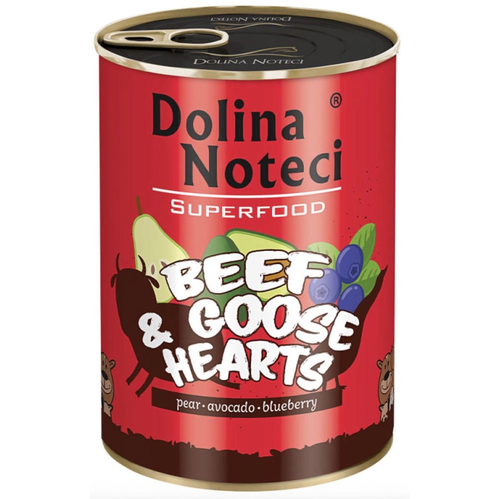 Dolina Noteci Superfood Adult Beef & Goose hearts 