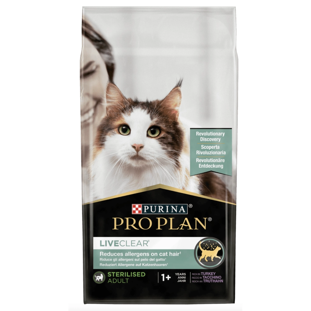 Pro Plan Live Clear Sterilised Для стерилізованих кішок з індичкою 