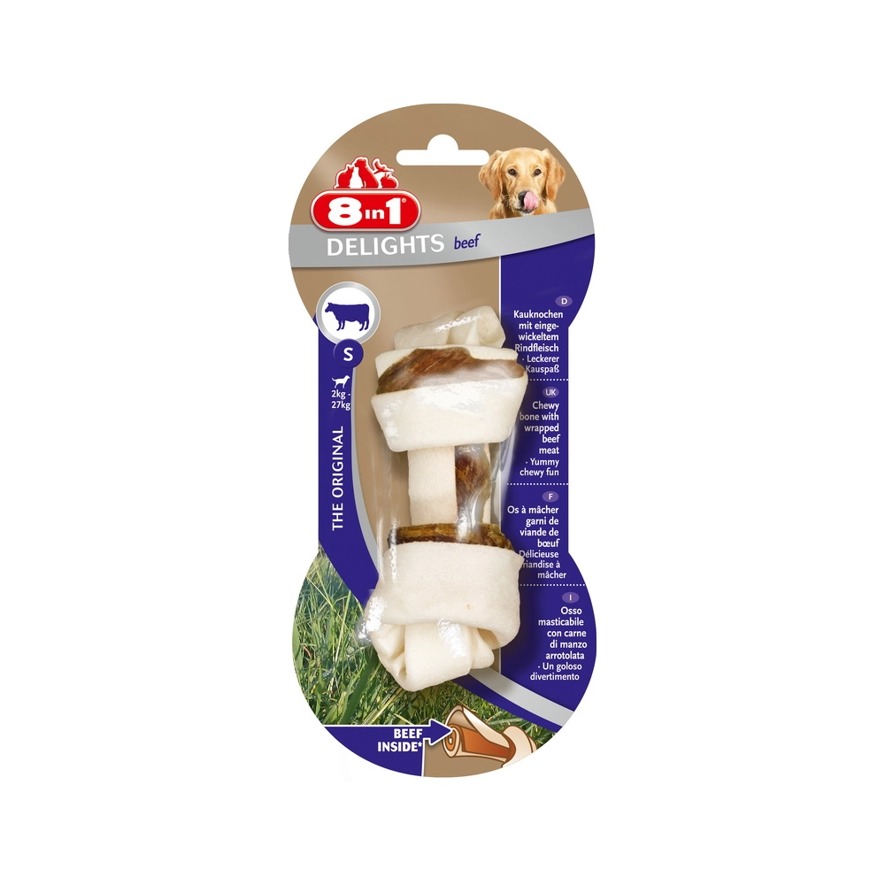 8in1 Delights Beef Кістка з яловичиною 