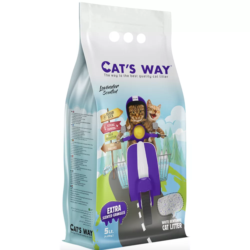 Cat's Way Cat Litter Lavender 