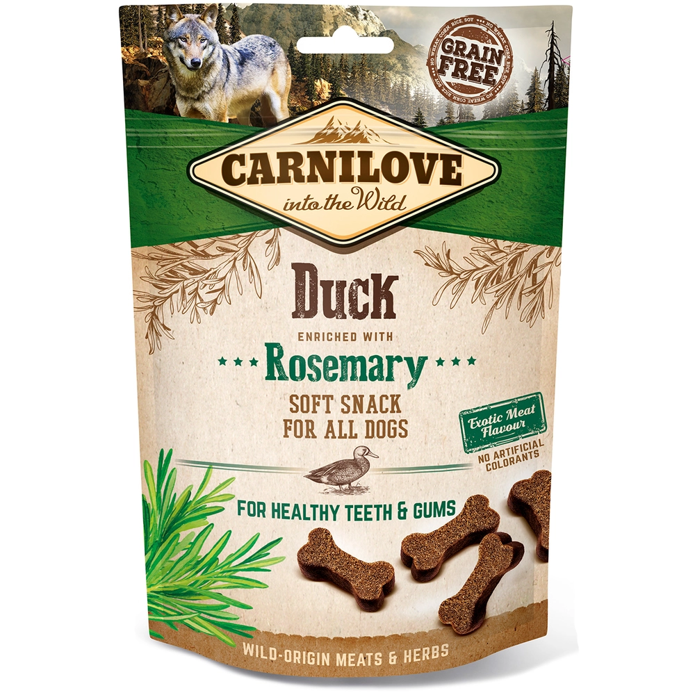 Carnilove Soft Snack з качкою та розмарином 