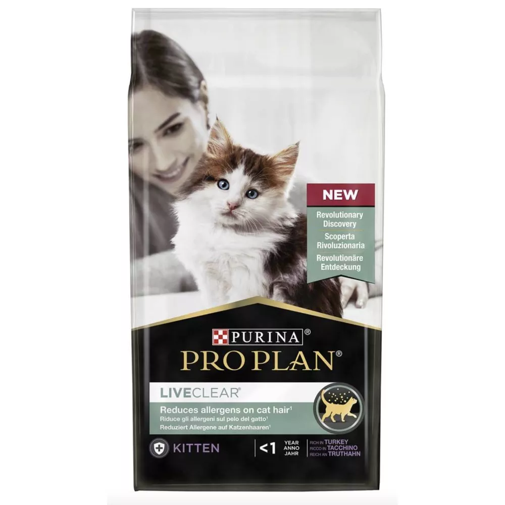 Pro Plan Live Clear Kitten с индейкой 