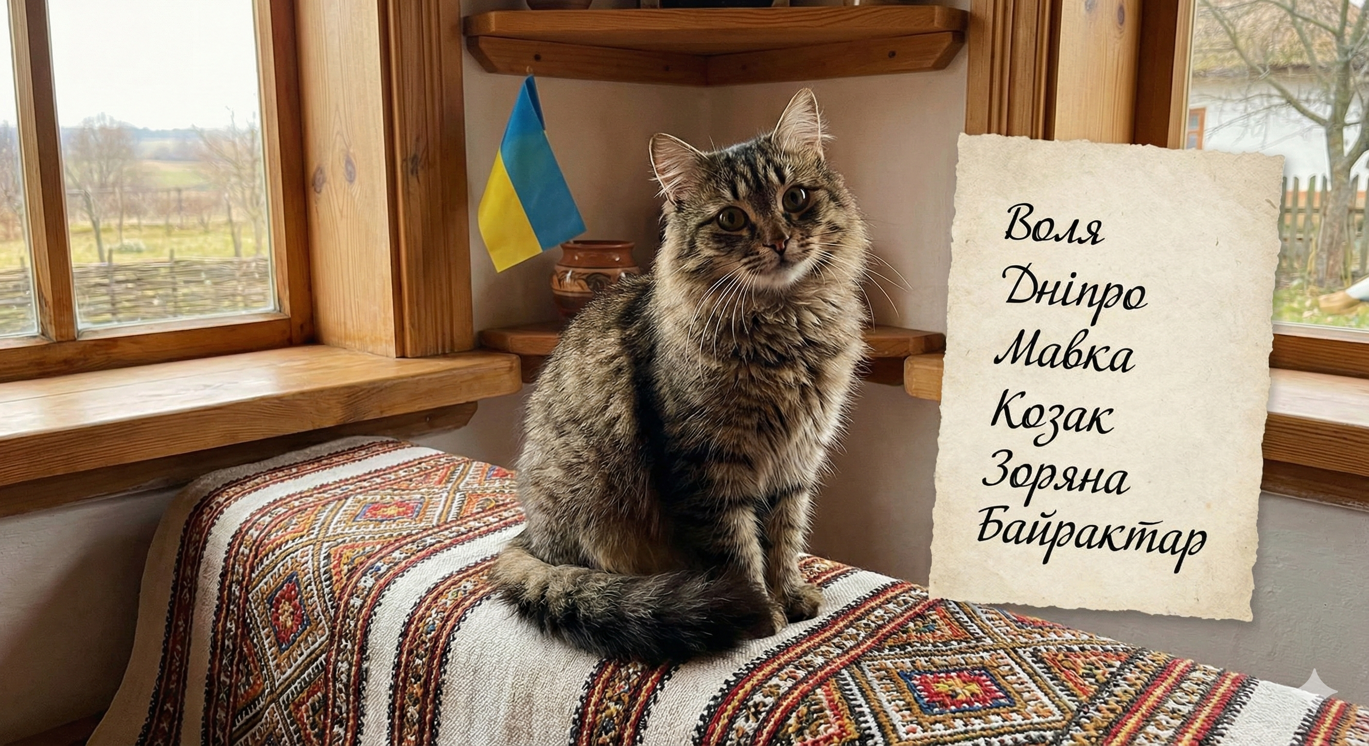 украинские имена для котов