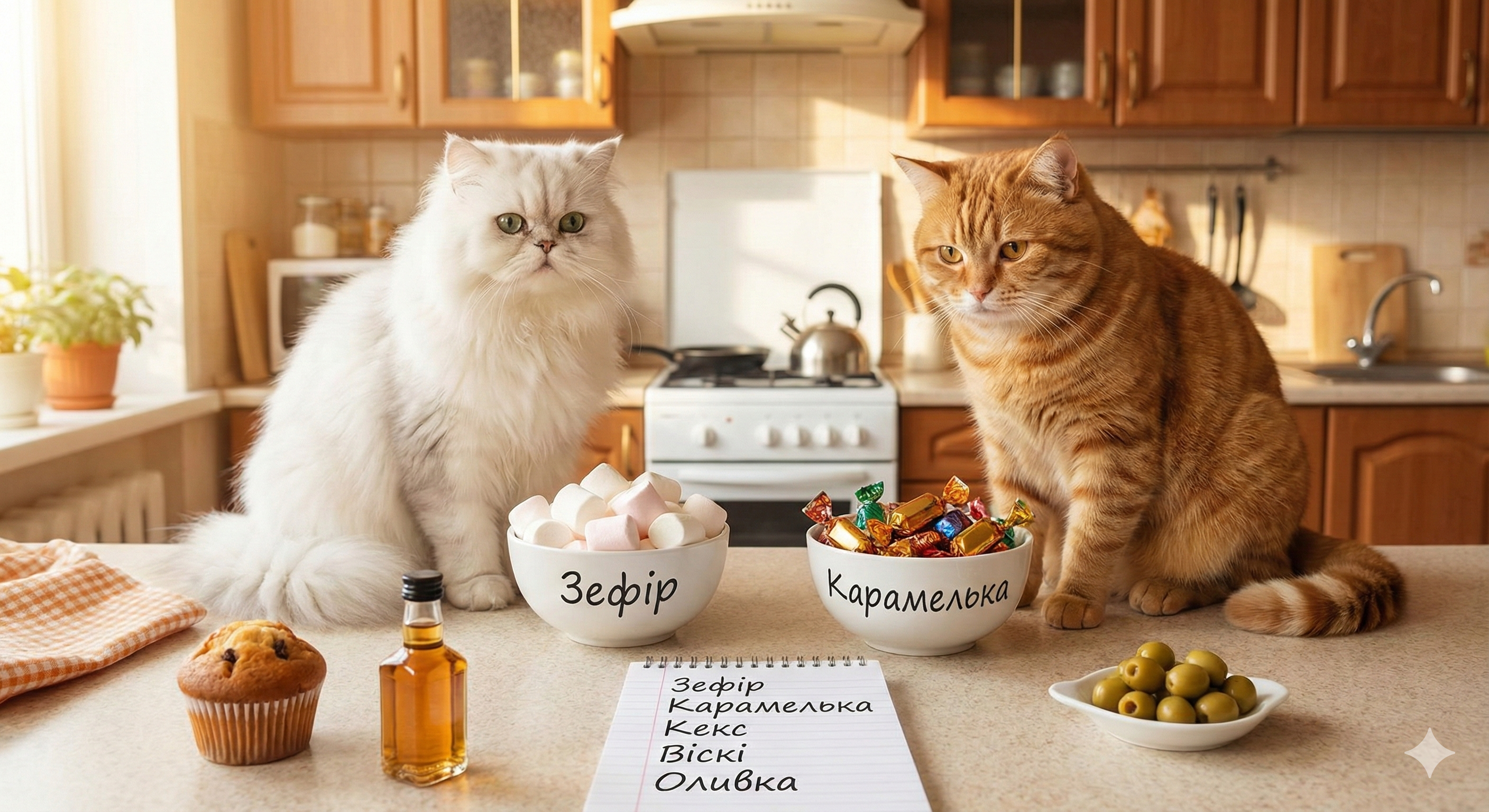 сладкие имена для кошек